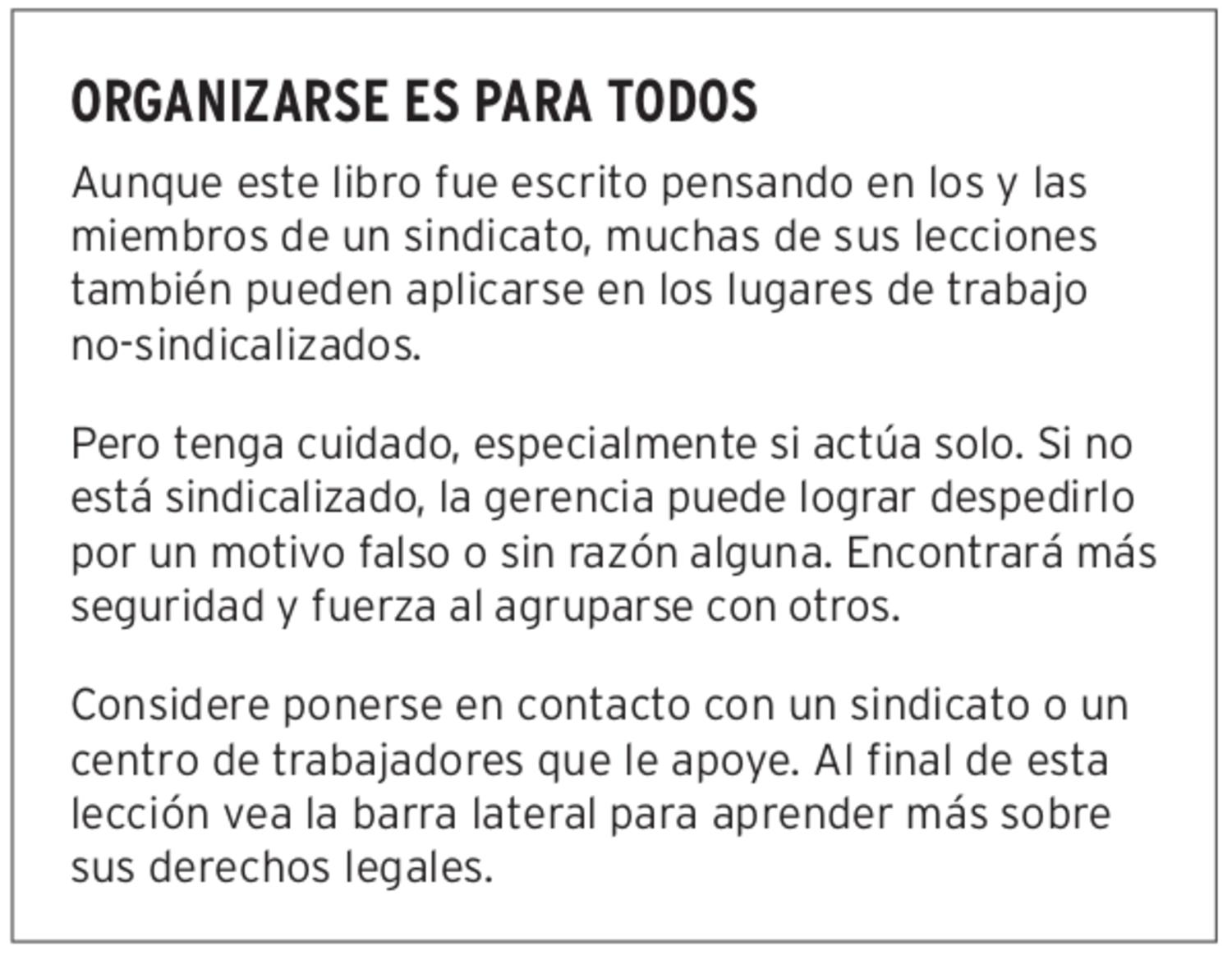 Sindicatos Secretos de un Organizador Exitoso 1 Organizarse es una